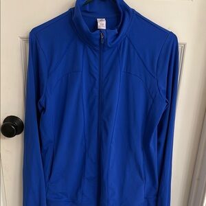 Blue Zip-Up Jacket
